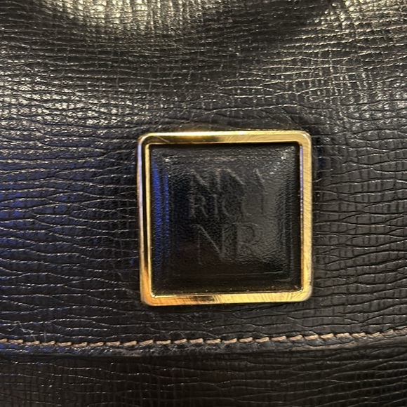 Rare Nina Ricci Vintage Leather Authentic Satchel Shoulder Bag 13x10x5 - Picture 2 of 10